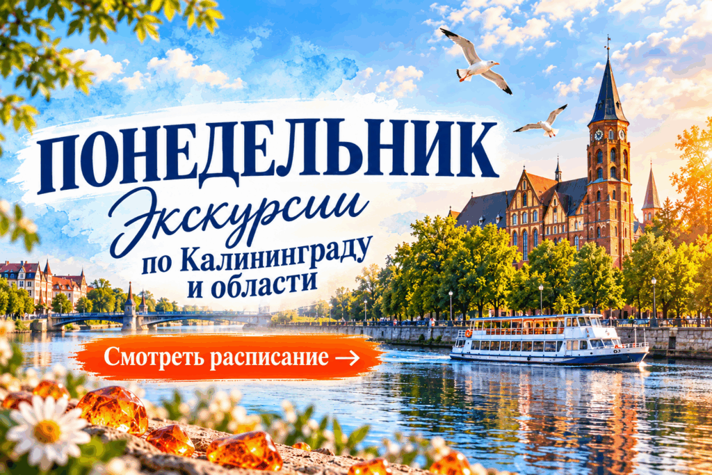 Экскурсии в Калининграде в пн