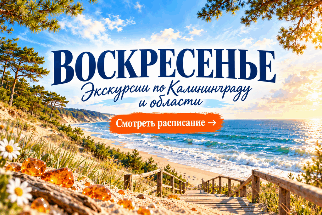 Экскурсии в Калининграде по воскресеньям