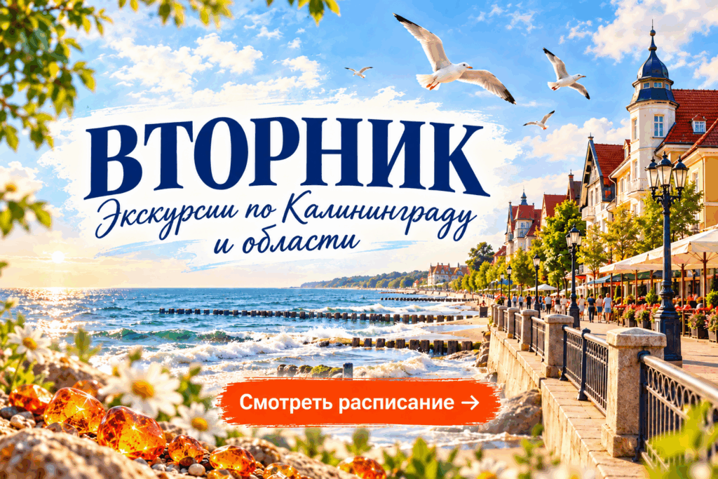 Экскурсии в Калининграде во вторник