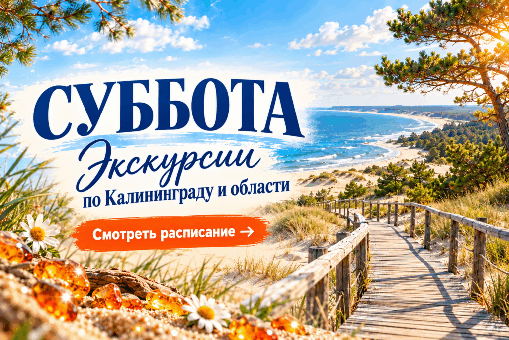 Экскурсии в Калининграде по субботам