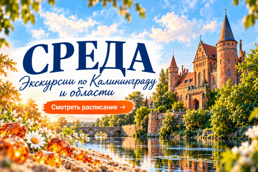 Экскурсии в Калининграде по средам