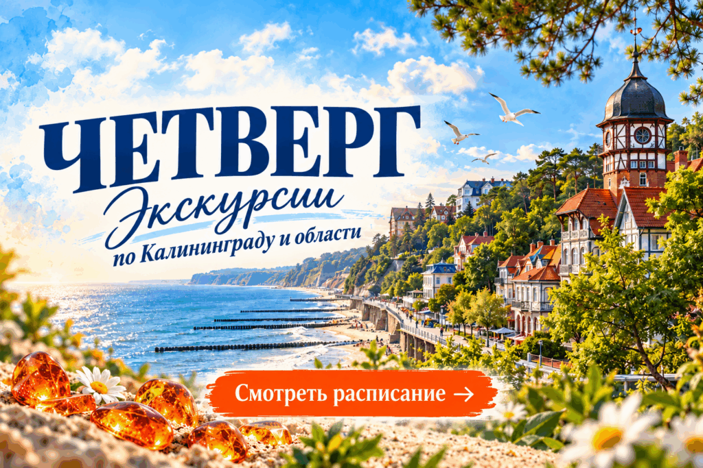 Экскурсии в Калининграде по четвергам